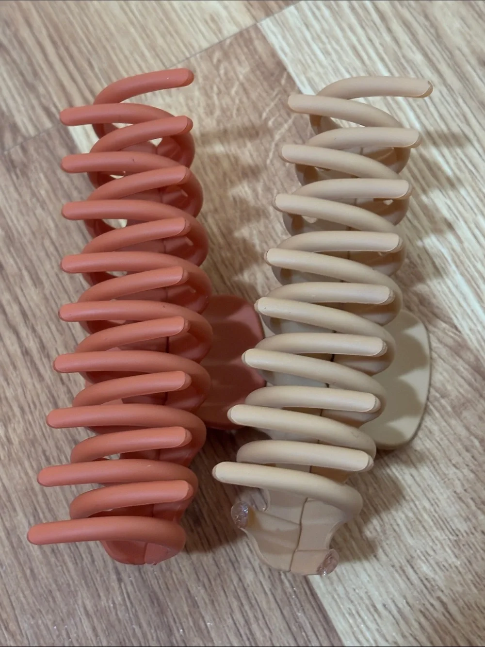 Neutral and Terracotta Hair Claw Clips - Women Accessories